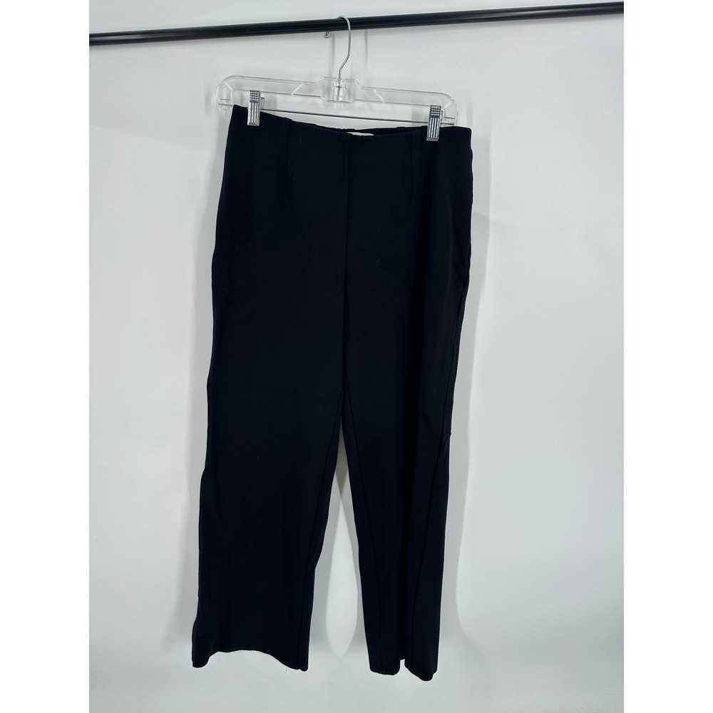 Coldwater Creek Black Petite P10 Pants Stretch Waist Comfort Casual Womens
